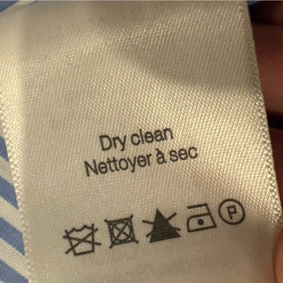 Veronica Beard White & Blue Striped Addyson Dress Size Medium New With Tag - Picture 9 of 10